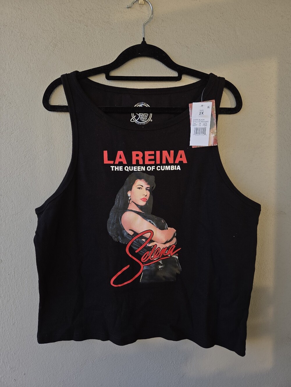 Selena 'La Reina' Tank Top NWT Women's 2X NWT Official Merch
